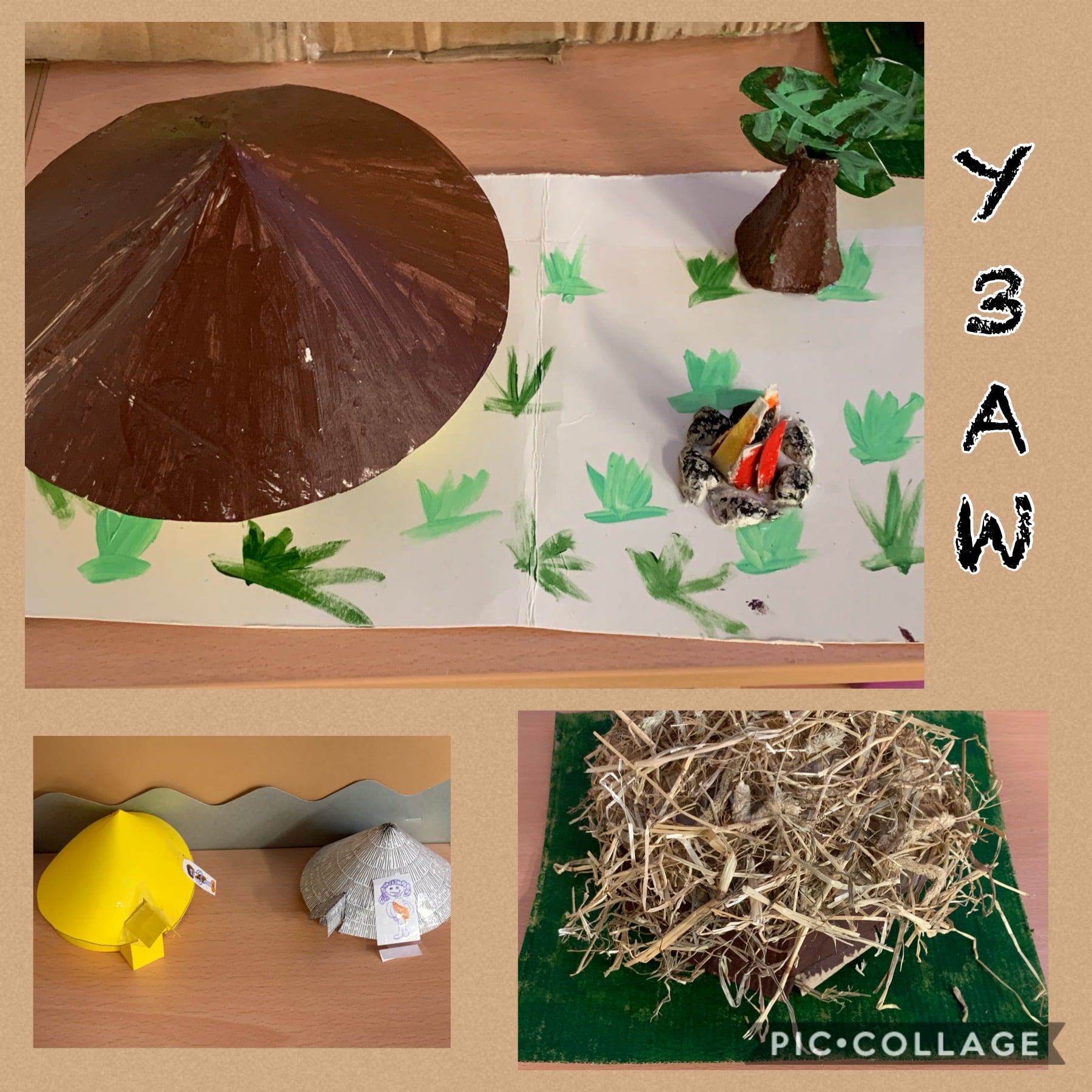 Bronze Age Houses Lydgate Junior School